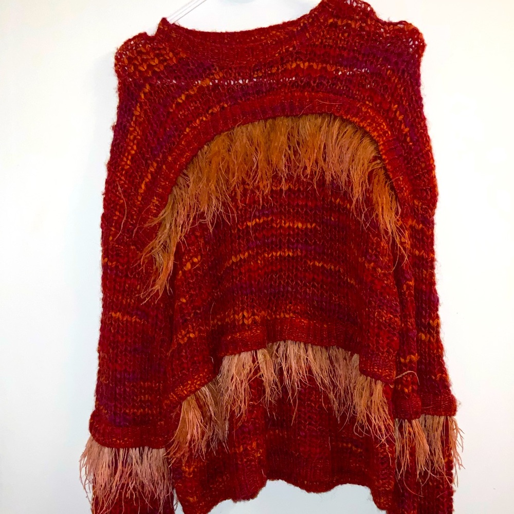 Fur sweater top
